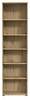 Põrandariiul Forte Tempra 2 T2KR02-D78, 34.8 x 54 x 197.5 cm, puit, artisan tamm