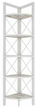 Raamaturiiul Kalune Design Remo 322RTC1109, 33 x 30,5 x 160 cm, valge
