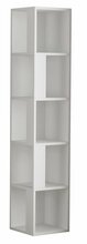 Põrandariiul Kalune Design Piano 855DTE3655, 34 x 34 x 161 cm, valge