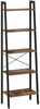 Raamaturiiul Leobert LLS45X, 56 x 34 x 172 cm, pruun/must