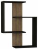 Seinariiul Kalune Design Paranoid 776HMS1630, 64 x 22 x 85 cm, antratsiit/tamm