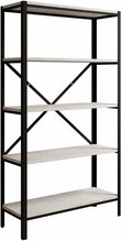 Raamaturiiul ADRK Rene, 80 x 30 x 146.8 cm, must/hall