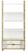 Raamaturiiul Kalune Design Frida, 35.2 x 89.3 x 191 cm, valge