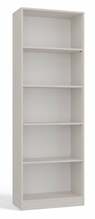 Raamaturiiul Top E Shop Onyx R60, 60 x 30 x 182 cm, beež