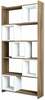 Põrandariiul Kalune Design Box 845HCT3601, 80 x 22 x 170 cm, valge/pähkel/helepruun