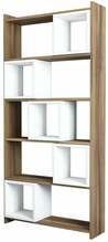 Põrandariiul Kalune Design Box 845HCT3601, 80 x 22 x 170 cm, valge/pähkel/helepruun