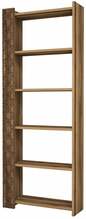 Põrandariiul Kalune Design City, 24.2 x 64.6 x 170 cm, pähkel, pruun