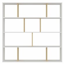 Põrandariiul Kalune Design Hodbi, 145.2 x 25 x 145 cm, tamm/valge