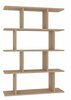 Raamaturiiul Kalune Design Harmon, 90 x 25 x 127.4 cm, tamm