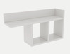 Seinariiul Kalune Design Room 854KLN1719, 72 x 37 x 18 cm, valge