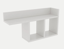 Seinariiul Kalune Design Room 854KLN1719, 72 x 37 x 18 cm, valge