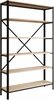 Raamaturiiul ADRK Ralph, 110 x 30 x 180.2 cm, must/sonoma tamm