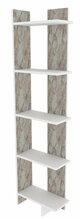Raamaturiiul Kalune Design Alis, 45,2 x 21,6 x 180 cm, valge