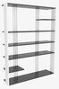 Raamaturiiul Kalune Design Jenny, 120 x 29.6 x 160 cm, antratsiit/valge