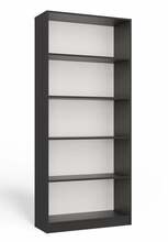 Raamatukapp Top E Shop Onyx R80, 80 x 30 x 182 cm, antratsiit
