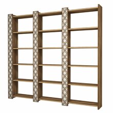 Põrandariiul Kalune Design City 3, 184.6 x 24.2 x 170 cm, pruun/kreem