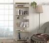 Raamaturiiul Hanah Home Blok, 60 x 165 x 19,5 cm, pruun, travertiin