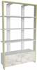 Raamaturiiul Kalune Design Elena 875ZNA4615, 31.5 x 93.6 x 160 cm, valge