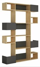 Põrandariiul Kalune Design Niho, 120 x 20 x 171 cm, pruun/hall