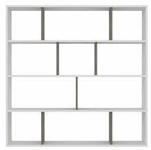 Raamaturiiul Kalune Design Hodbi, 145.2 x 25 x 145 cm, pruun/valge