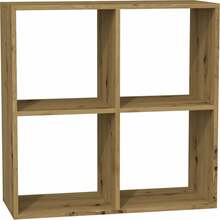 Raamaturiiul Top E Shop Malax 2x2, 74 x 30 x 75 cm, pruun