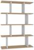 Raamaturiiul Kalune Design Harmon, 90 x 25 x 127.4 cm, tamm/pruun
