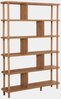 Raamaturiiul Kalune Design Meta 688DRA1203, 28 x 120 x 168.5 cm, mänd