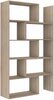 Raamaturiiul ADRK Karmelo, 125 x 33 x 187.7 cm, pruun