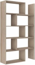 Raamaturiiul ADRK Karmelo, 125 x 33 x 187.7 cm, pruun