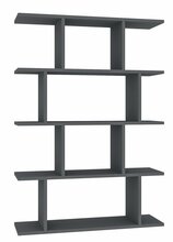 Raamaturiiul Kalune Design Harmon, 25 x 90 x 127.4 cm, antratsiit