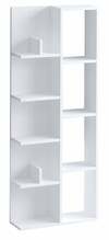 Raamaturiiul Kalune Design Viva 393MRD1290, 18 x 60 x 150 cm, valge