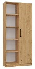 Raamaturiiul Top E Shop Topeshop RD-80 Artisan, 30 x 80 x 182 cm, tamm