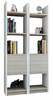 Põrandariiul Kalune Design Esbi 102, 66.2 x 29.5 x 150 cm, valge/helepruun