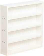 Põrandariiul Home4you Lester, 48 x 10 x 47,5 cm, valge