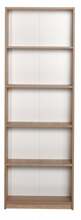 Raamaturiiul Kalune Design KTP-350-SS-1, 26 x 64 x 182 cm, helepruun