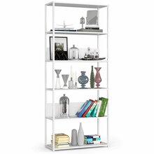 Raamaturiiul Akord Loft 800, metall, 80 x 32 x 192 cm, valge
