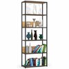 Raamaturiiul Akord Loft 700, 70 x 32 x 192 cm, must/tume tamm