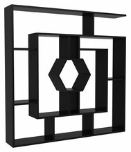 Põrandariiul Kalune Design Labrina, 134 x 22 x 134 cm, must