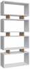 Raamaturiiul Kalune Design Langdon 935CMN1245, 72 x 25 x 161 cm, tamm/valge/helehall