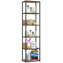 Raamaturiiul Akord Loft 500, 32 x 50 x 192 cm, tamm/must