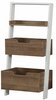 Põrandariiul Kalune Design Low, 59 x 35 x 120 cm, pruun/valge, tamm/valge