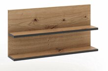 Seinariiul ADRK Furniture POL10, 80 x 15 x 40 cm, pruun, tamm