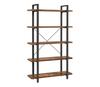 Raamaturiiul Vasagle LLS55BX, 105 x 33,5 x 177,5 cm, rustikaalne pruun/must