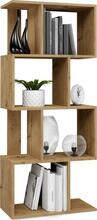 Raamaturiiul Top E Shop Fiesta 4P, 59,5 x 30 x 140 cm, artisan tamm