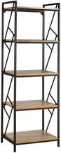 Riiul Home4you Study, 60 x 40 x 180 cm, tamme/pruun