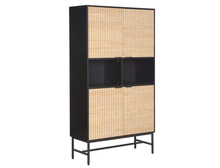 Raamaturiiul Signal Meble Mago R1, 40 x 100 x 184 cm, must/pruun