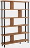 Raamaturiiul Kalune Design Meta 688DRA1208, 28 x 120 x 168.5 cm, pruun/must