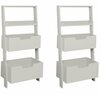 2 eraldiseisva riiuli komplekt Kalune Design Only Ciftli, valge