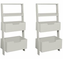 2 eraldiseisva riiuli komplekt Kalune Design Only Ciftli, valge