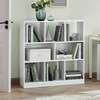 Raamaturiiul Vasagle LBC52WT, 97,5 x 100 x 30 cm, valge